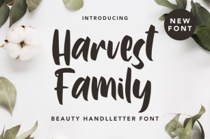 Harvest Family Font Download