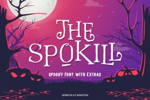 The Spokill Halloween Typeface Font Download