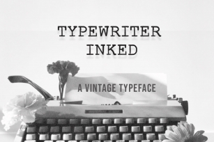 Typewriter Inked Font Download
