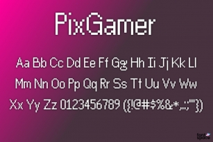 PixGamer Font Download