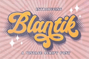 Blantik Font Download