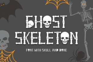 Ghost Skeleton Font Download