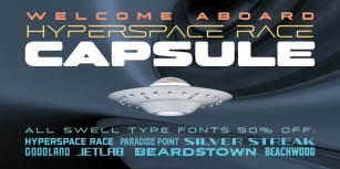 Hyperspace Race Capsule Font Download