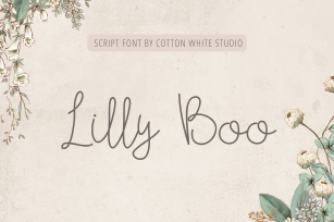 Lilly Boo Messy Script Font Download