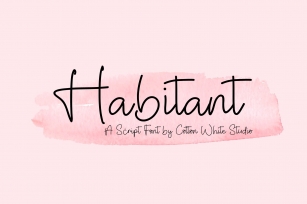 Habitant Script Font Download