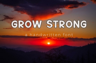Grow Strong Font Download