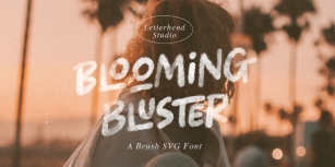 Blooming Bluster Solid Font Download