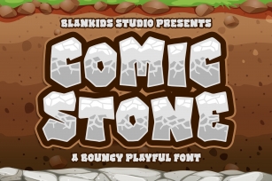 Comic Stone a Bouncy Playful Font Download