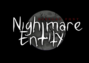 Nightmare Entity Font Download