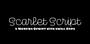 Scarlet Script Font Download