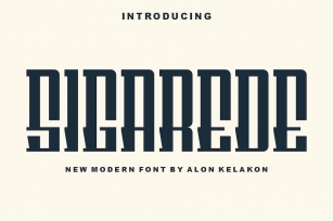 Sigarede Font Download