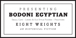 Bodoni Egyptian Pro Font Download