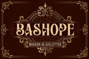 BASHOPE Vintage Font Font Download