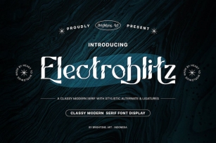 Electroblitz - Modern Serif Font Download
