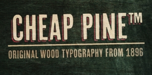 Cheap Pine Font Download