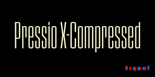 Pressio X-Compressed Font Download