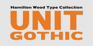 HWT Unit Gothic Font Download