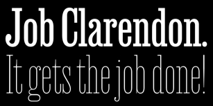 Job Clarendon Font Download