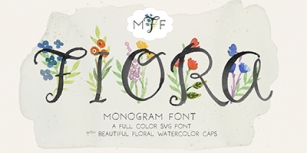 Fiora Monograms Font Download
