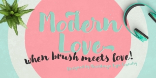 Modern Love Font Download
