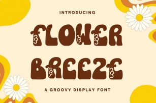FlowerBreeze - A Groovy Display Font Font Download
