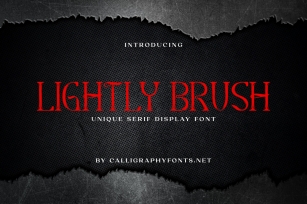 Lightly Brush Font Download