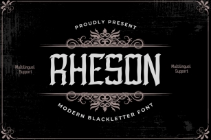 RHESON Blackletter Font Download
