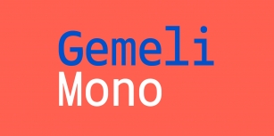 Gemeli Mono Font Download