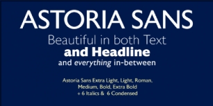 Astoria Sans Font Download