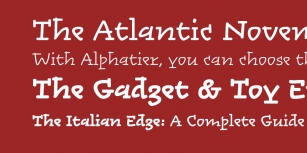 Alphatier Font Download