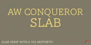 AW Conqueror Slab Font Download