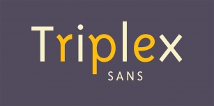 Triplex Sans Font Download