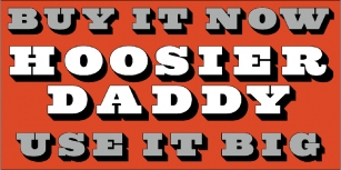 Hoosier Daddy Font Download