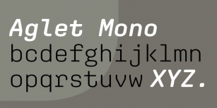 Aglet Mono Font Download