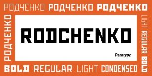 Rodchenko Font Download