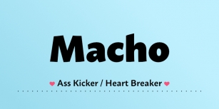 Macho Font Download