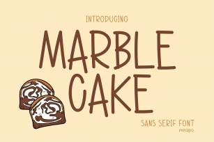 Marble Cake Font Download
