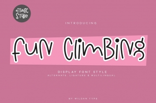 Fun climbing Font Download