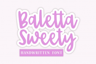Baletta Sweety Font Download