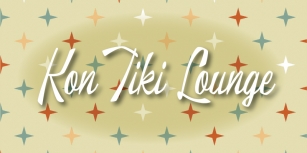 Kon Tiki Lounge JF Font Download