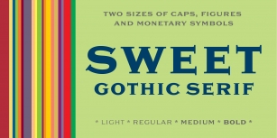 Sweet Gothic Serif Font Download
