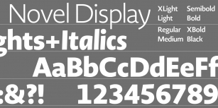 Novel Display Font Download