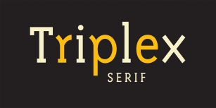 Triplex Serif Font Download