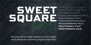 Sweet Square Pro Font Download
