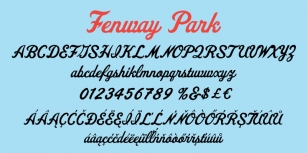 Fenway Park JF Font Download