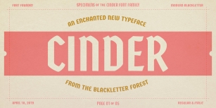 Cinder Font Download