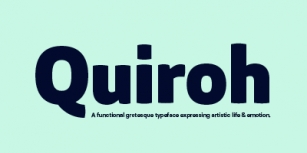 Quiroh Font Download