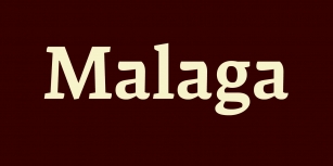 Malaga Font Download