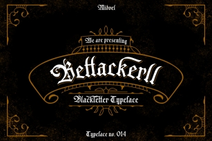 Bettackerll Font Download