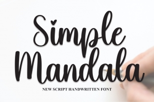 Simple Mandala Font Download
